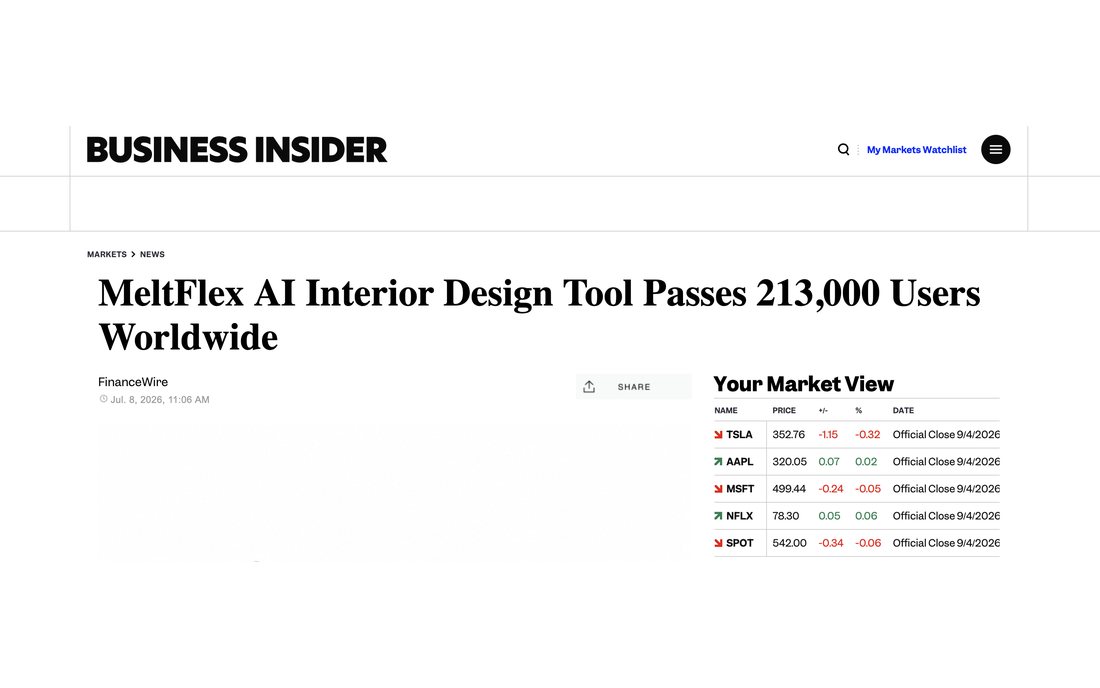 Business Insider Markets article
