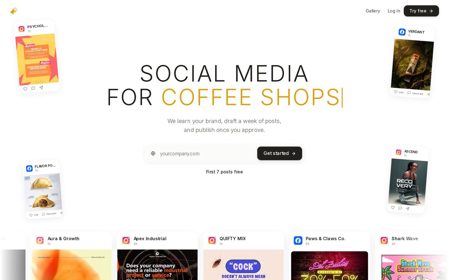 AI Social Media Now website