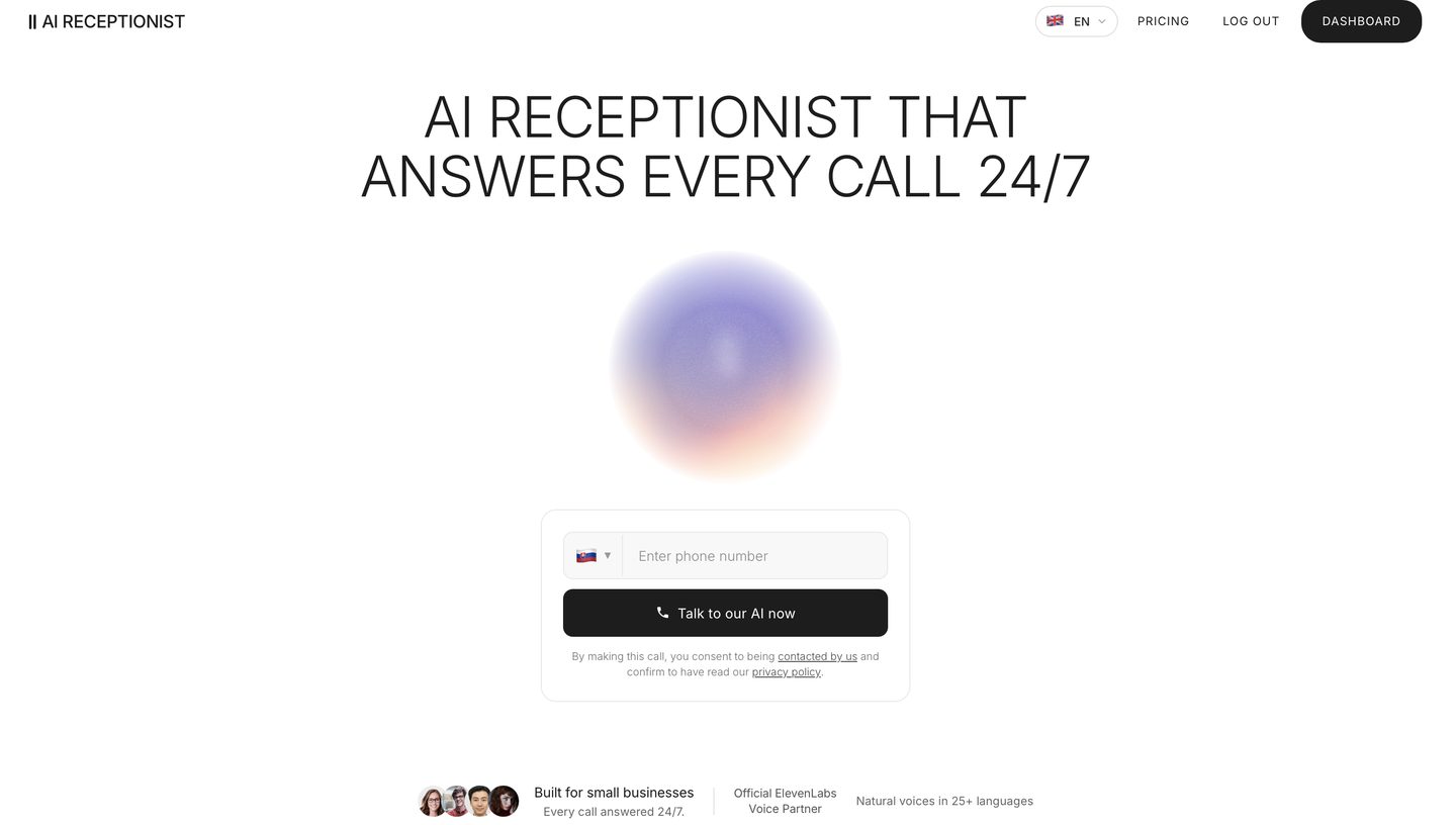 AI Receptionist Now