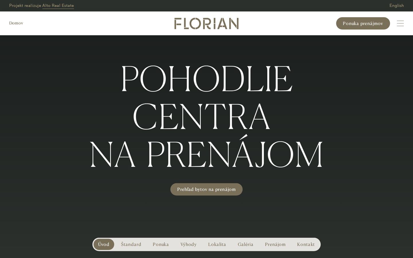 Florian 4 Rent website