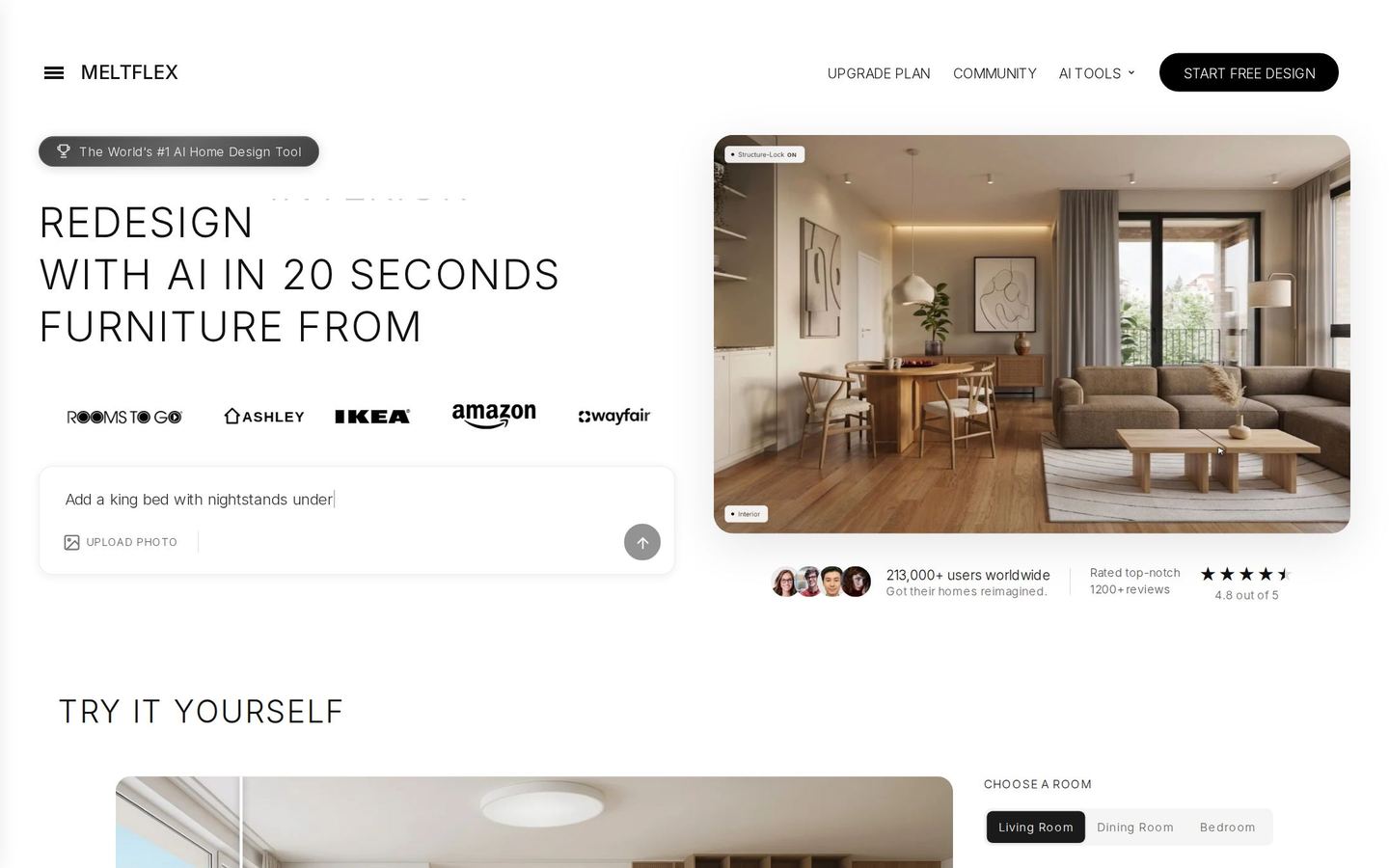 MeltFlex AI website