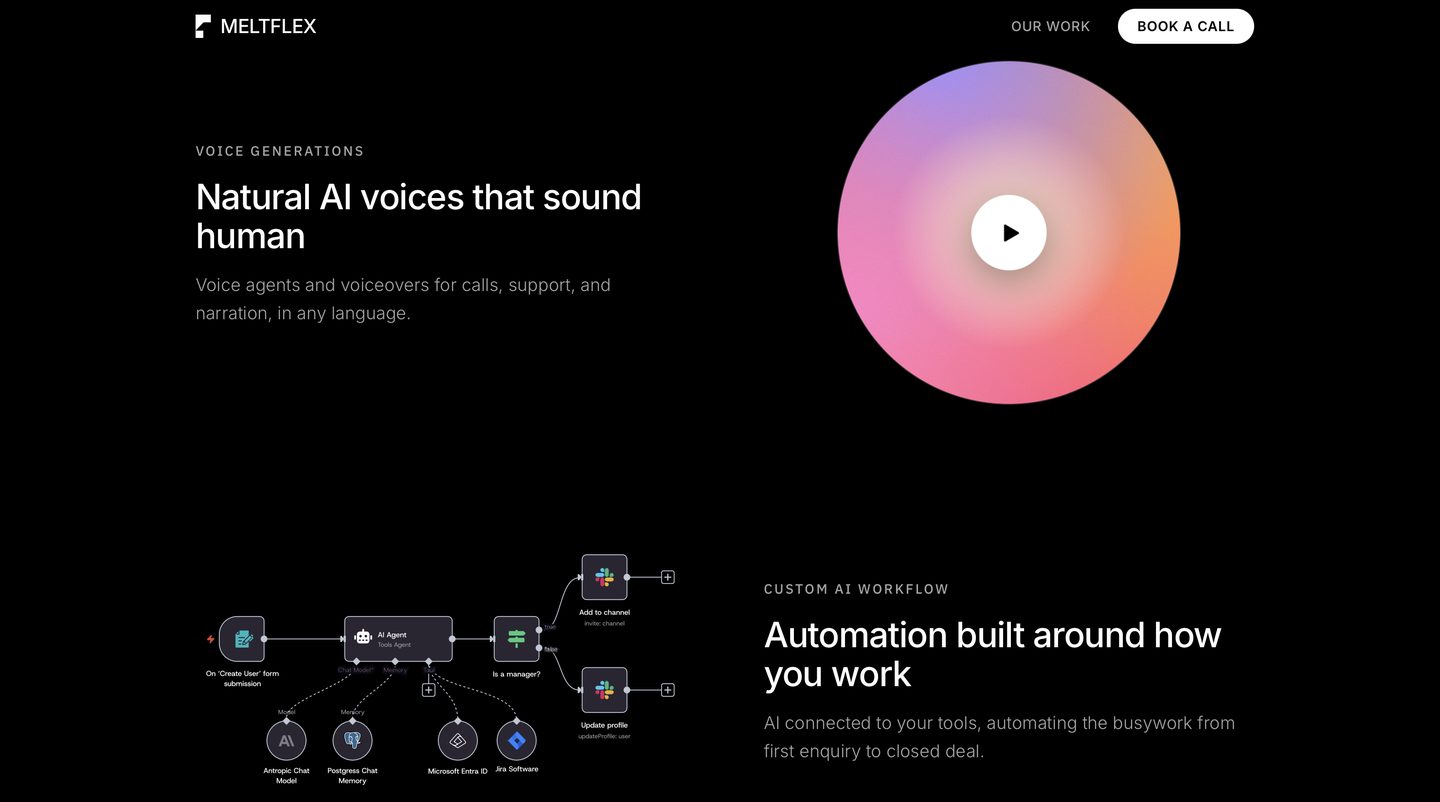 MeltFlex Solutions: natural AI voices that sound human